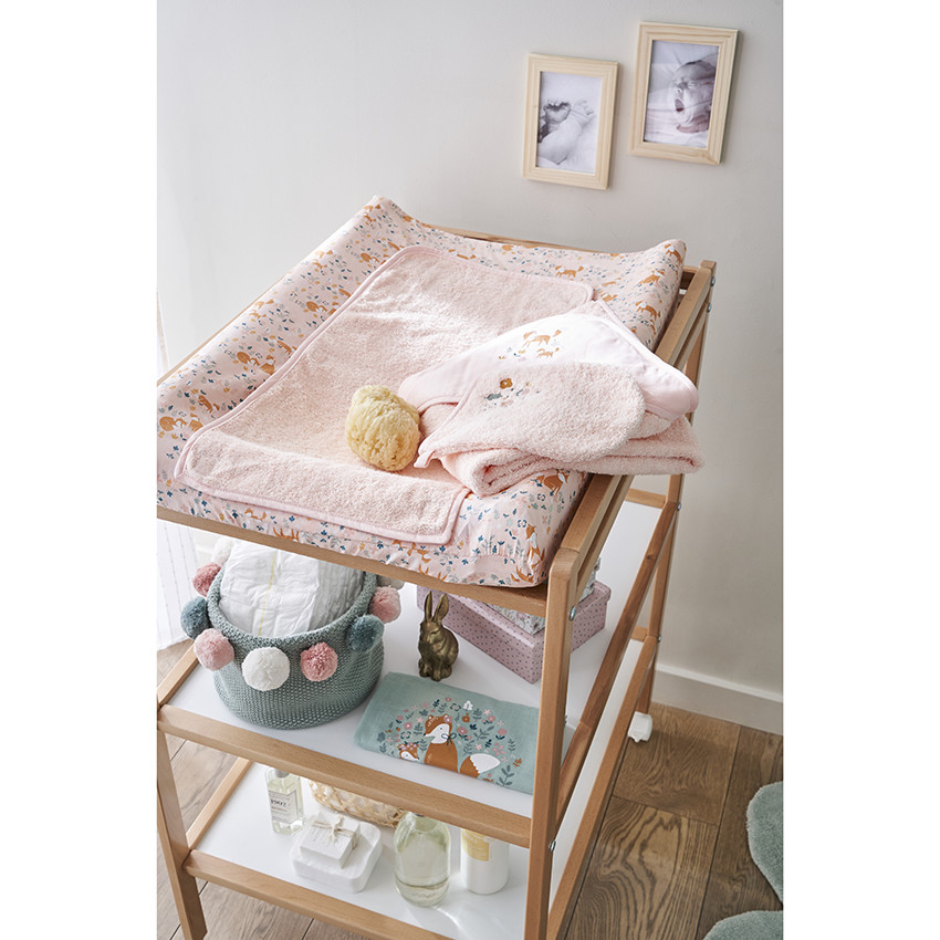 Conjunto de baño capa y manopla - Forêt enchantée 