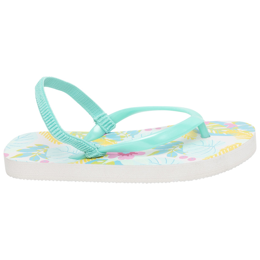 Tongs impresas de fantasía "all-over" para niña con tira según la edad 