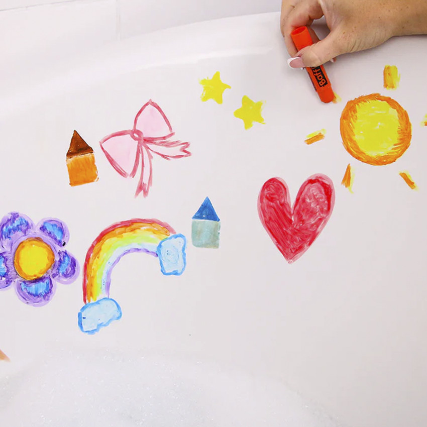 Juego para el baño 10 lápices Baff Paints  