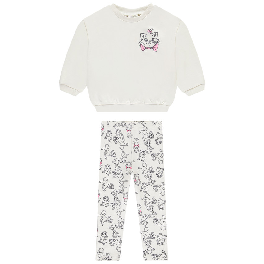 Conjunto de jogging Marie Aristochats Disney para niña. 