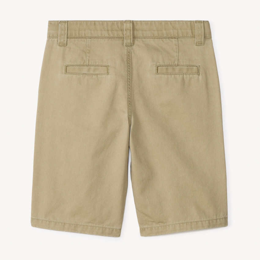 Bermuda liso de tela para niño 