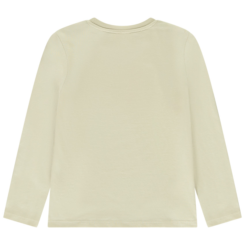 Camiseta de manga larga con estampado efecto foto para niño 