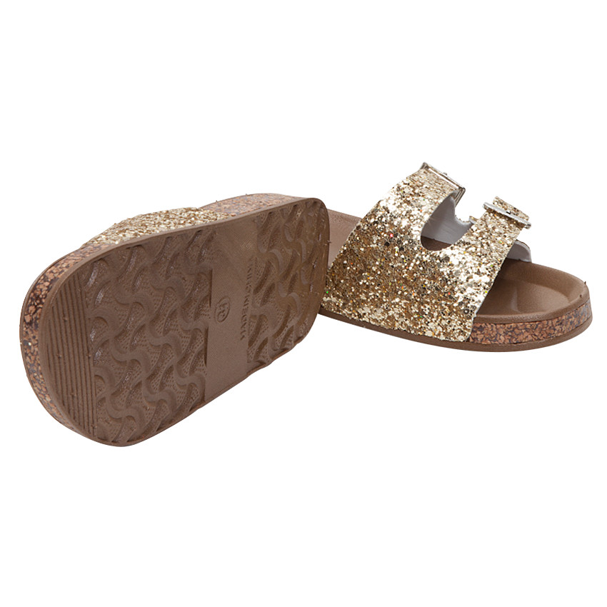 Sandalias con store lentejuelas