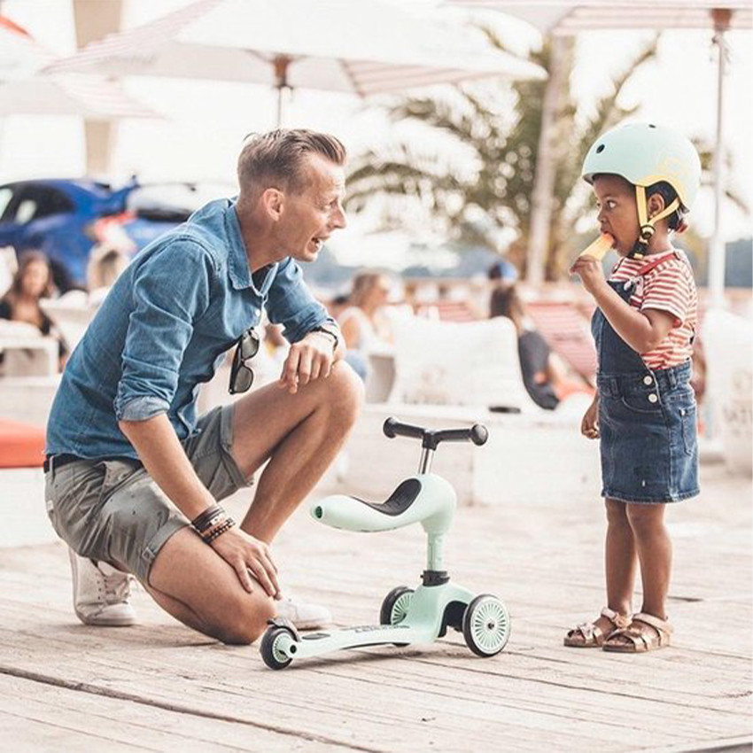 Patinete 2 en 1 Highwaykick 1 Kiwi 12m-5años 