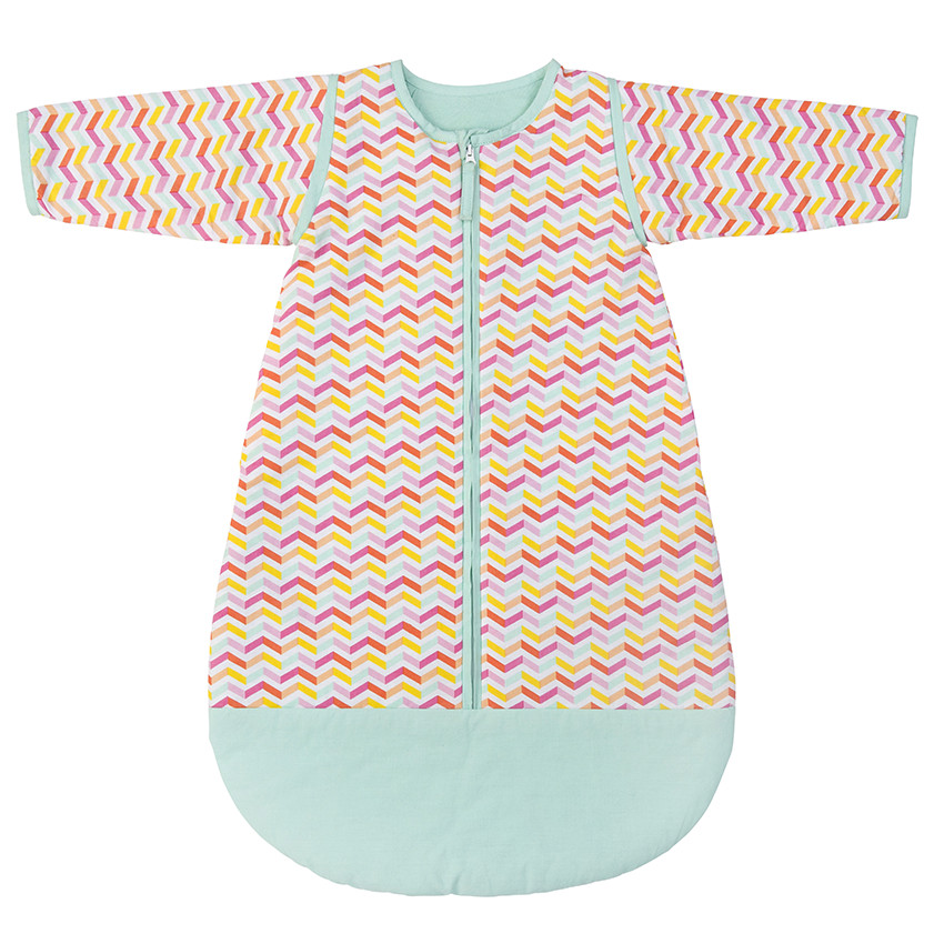 Saquito de mangas extraíbles con estampado gráfico 