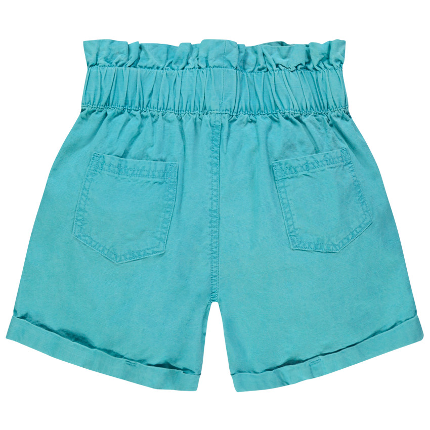 Short taille haute bleu turquoise  Additional Short taille haute bleu turquoise
