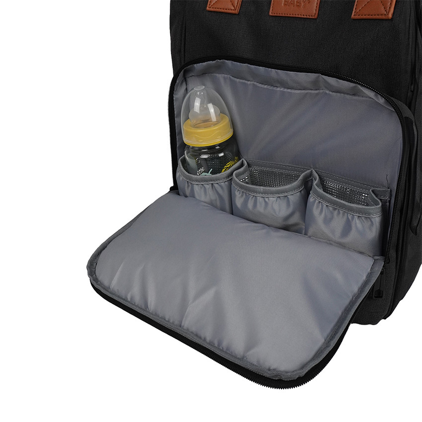 Mochila con cambiador Escapade gris oscuro 