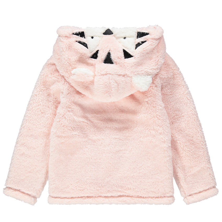 Bata de casa de borreguito con capucha. 