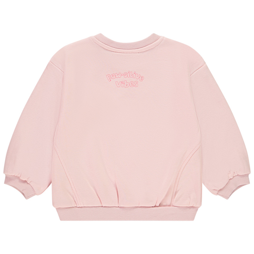 Sudadera de felpa rosa con estampado de Pat Patrouille Skye para bebé niña 