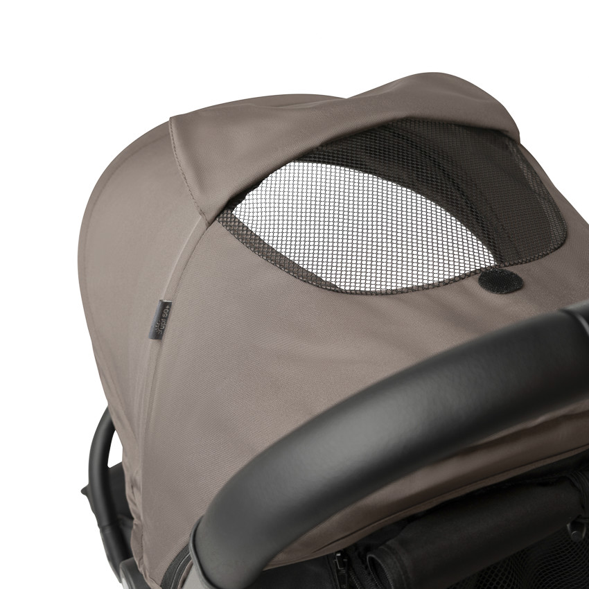 Silla de paseo bastón reclinable Aria Plus taupe 