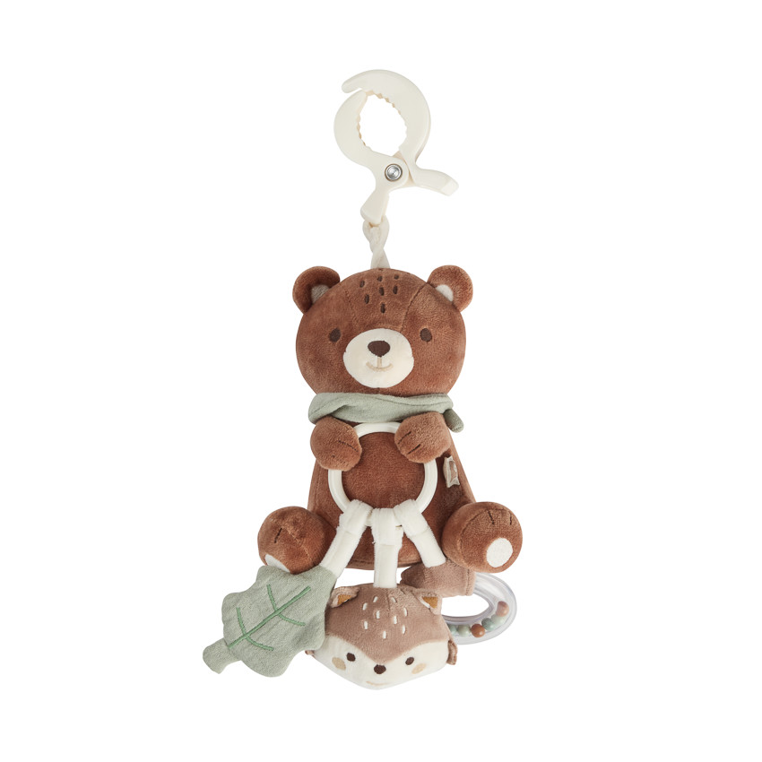 Peluche de actividades para colgar oso Rey de los Bosques 