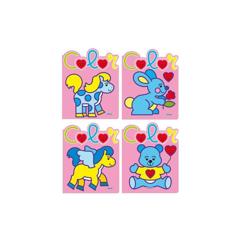 Libro para colorear colección Love Color +3años 