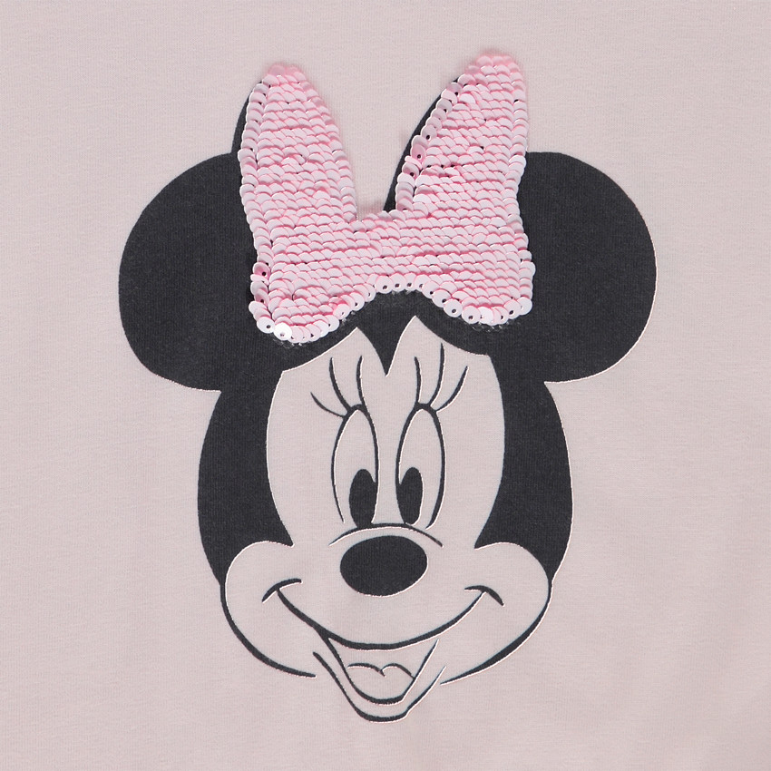 Conjunto 2 piezas Minnie Disney con lentejuelas mágicas para niña 