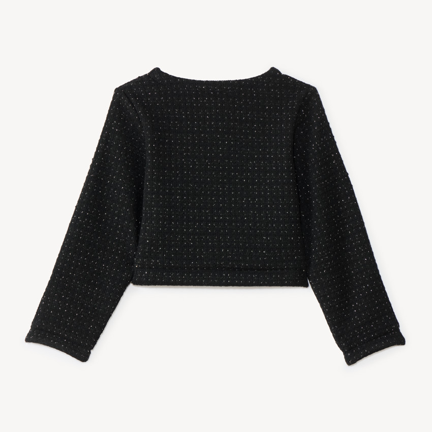 Chaqueta de sastre brillante de malla fantasía niña 