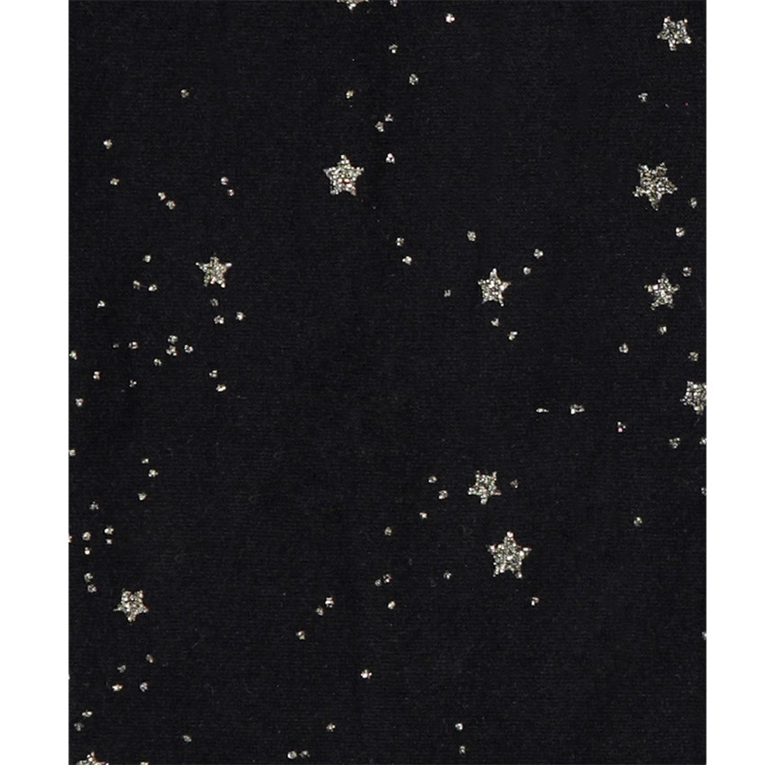 Medias finas con estampado de estrellas con purpurina niña 