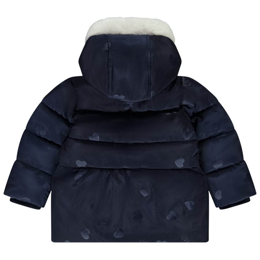 Chaqueta de abrigo con capucha para bebé niña 