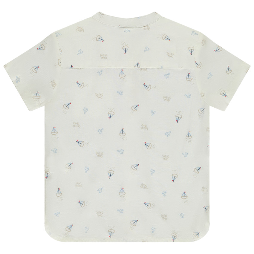 Camisa de manga corta estampada de veleros para bebé niño  Additional Camisa de manga corta estampada de veleros para bebé niño