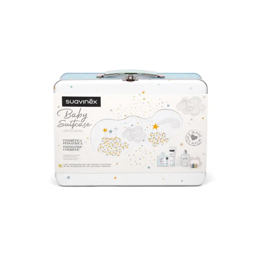 Set artículos cosmética para bebé y maleta metálica Dreams azul  Additional Set artículos cosmética para bebé y maleta metálica Dreams azul