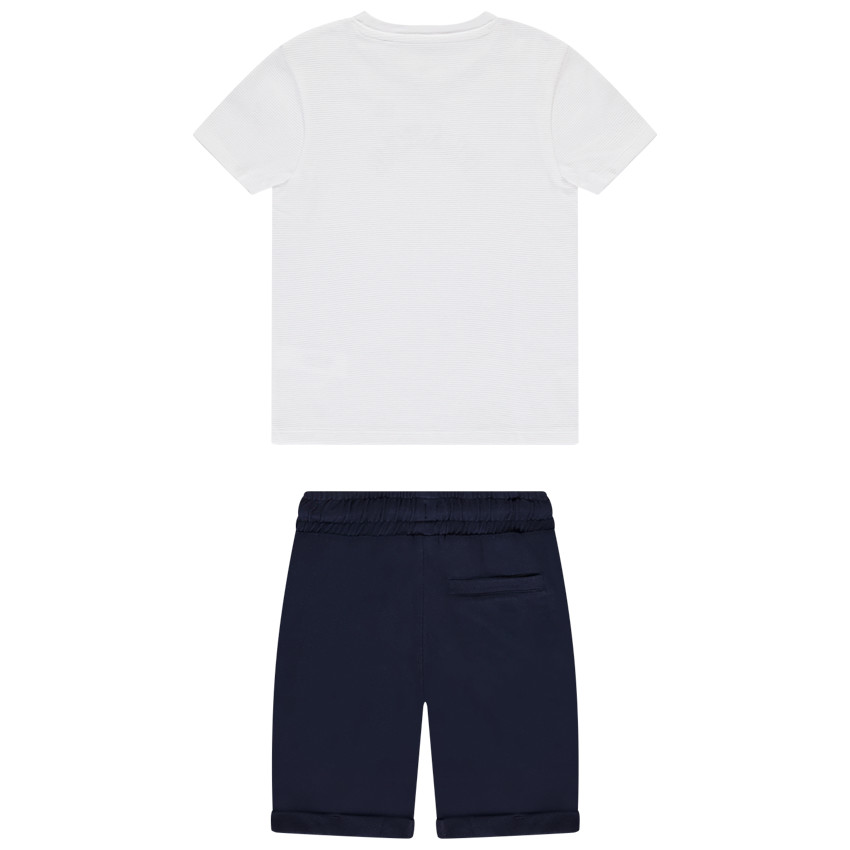 Conjunto corto de 2 piezas estampado para niño 