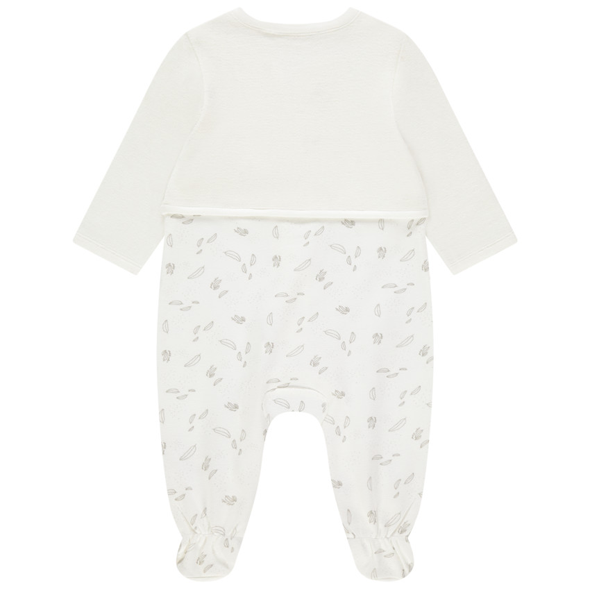 Pelele estampado plumas 