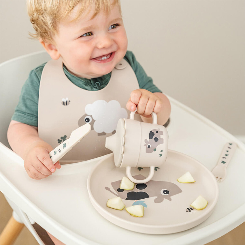 Taza de aprendizaje con asas Tiny Farm Arena 