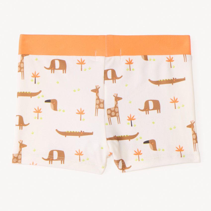 Bañador de boxer con estampado de animales de la sabana para bebé niño 