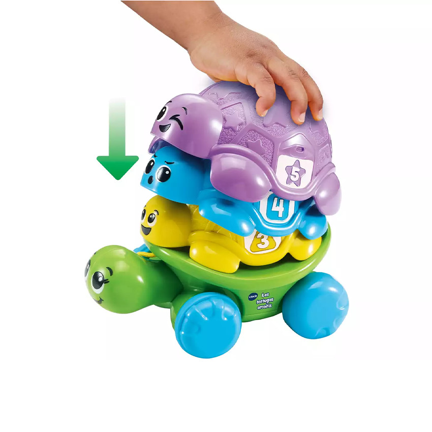 Juguete apilable Las tortugas arcoíris 