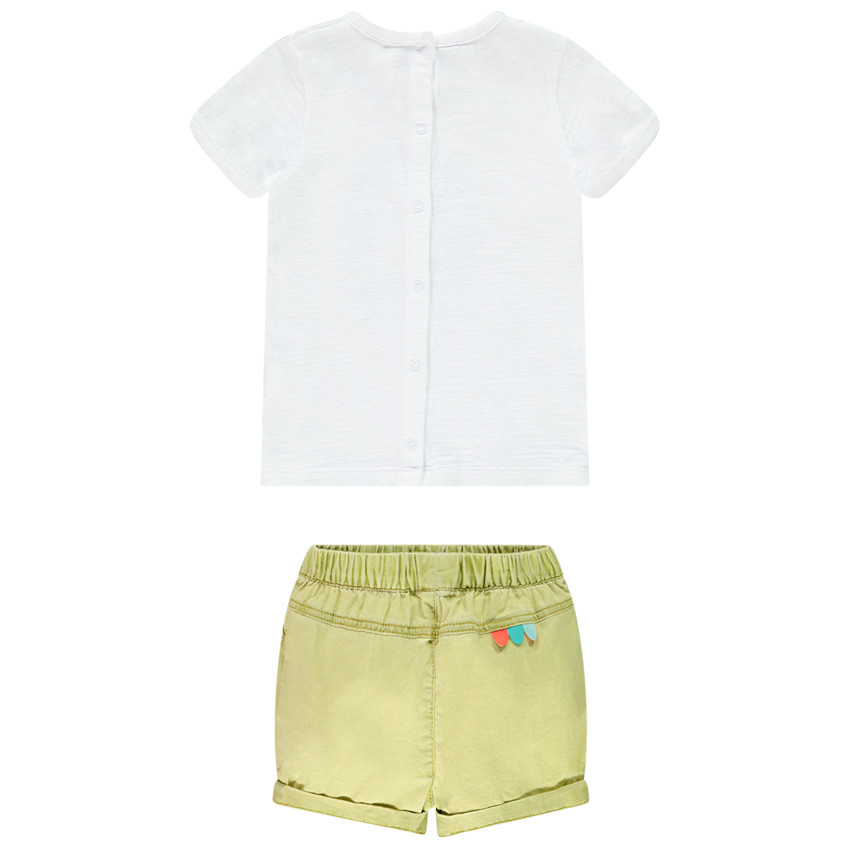 Conjunto camiseta estampada de dinosaurio y short para bebé niño  Additional Conjunto camiseta estampada de dinosaurio y short para bebé niño