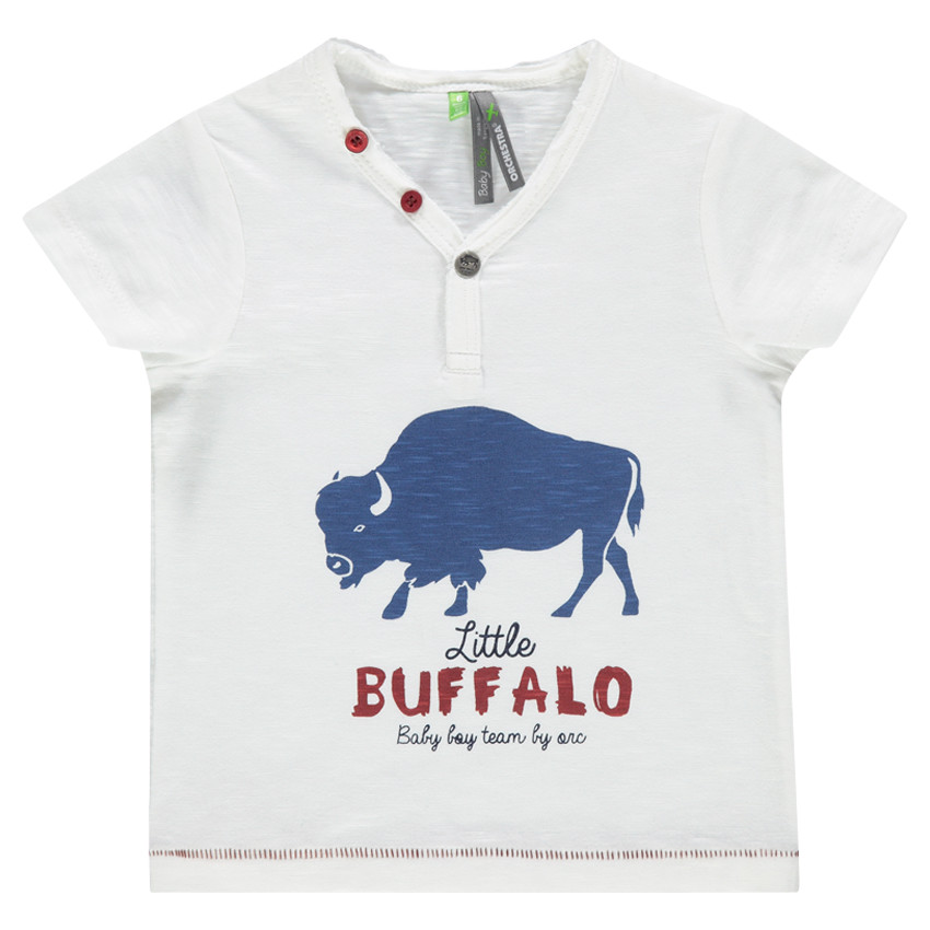 Camiseta manga corta con estampado 