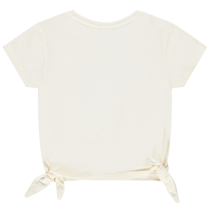 Camiseta de manga corta con bordado de tucán y lazos para niña  Additional Camiseta de manga corta con bordado de tucán y lazos para niña