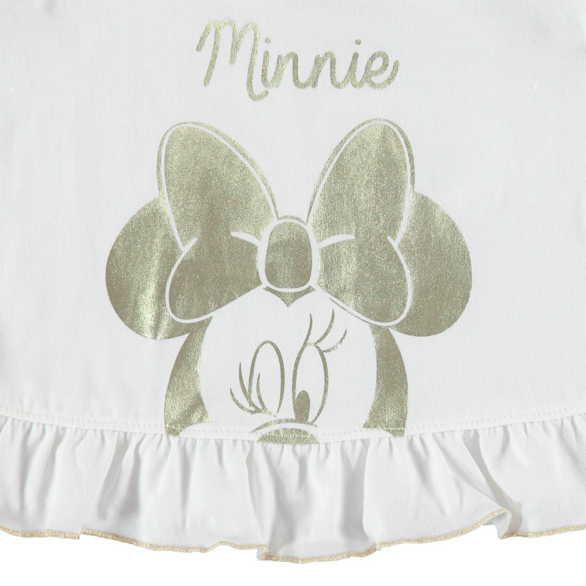 Conjunto de túnica con estampado de Minnie dorado y leggings con estampados all over  Additional Conjunto de túnica con estampado de Minnie dorado y leggings con estampados all over