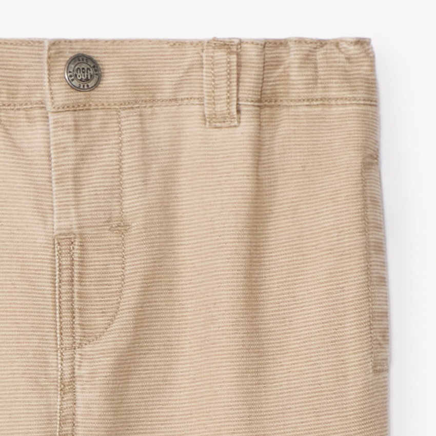 Pantalón de tela de lona para bebé niño. 