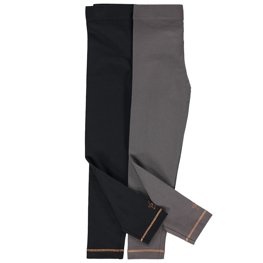 Juego de 2 leggings de punto con dibujo de fantasía estampado Main Juego de 2 leggings de punto con dibujo de fantasía estampado