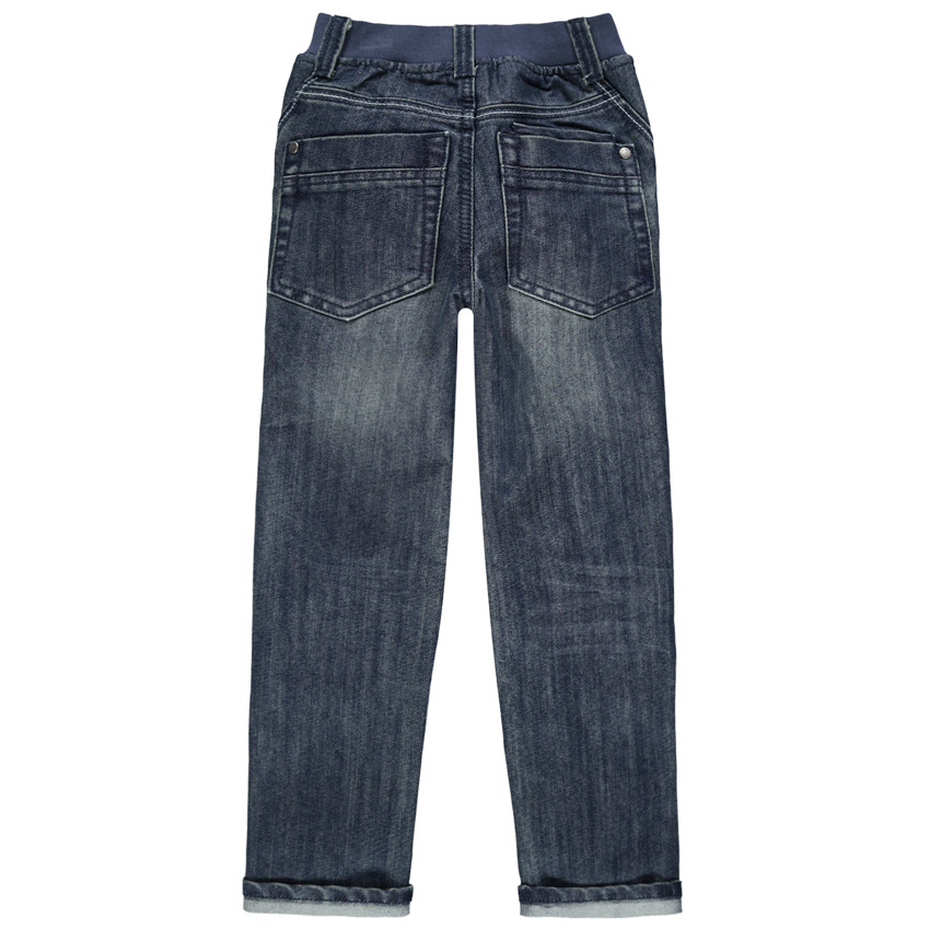 Jeans efecto desgastado con cintura elástica  Additional Jeans efecto desgastado con cintura elástica