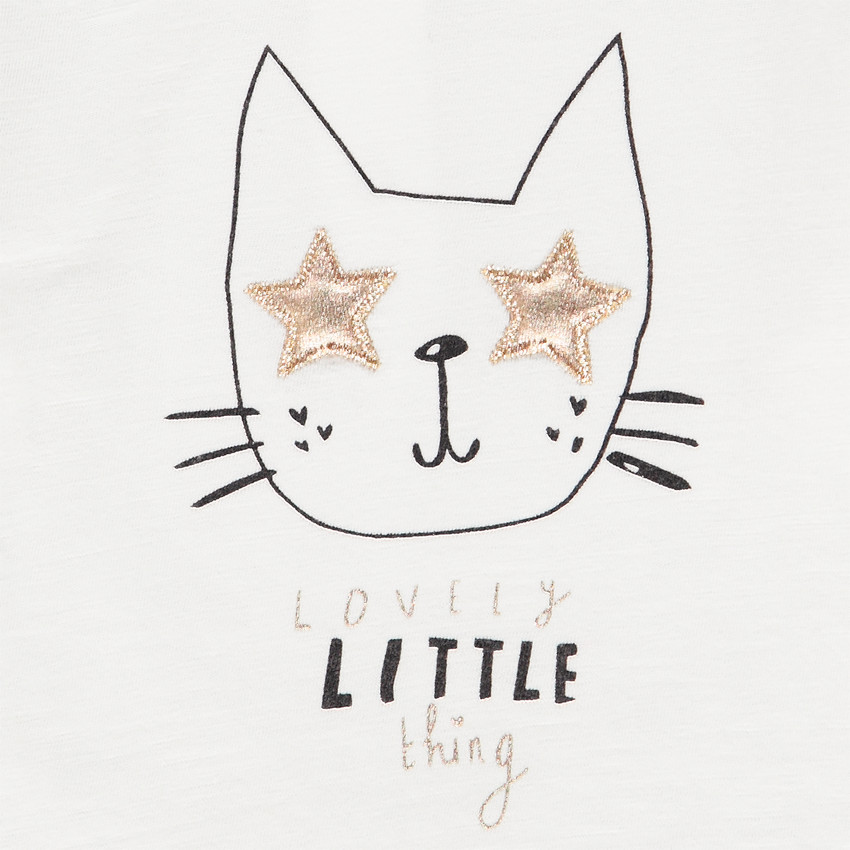 Camiseta manga larga estampado fantasía 