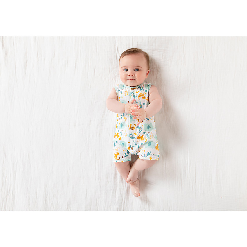 Pack 2 monos motivo animalitos selva 