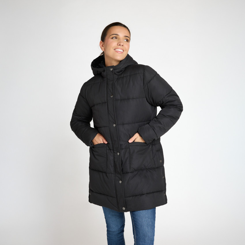 Anorak largo evolutivo acolchado para mujer 