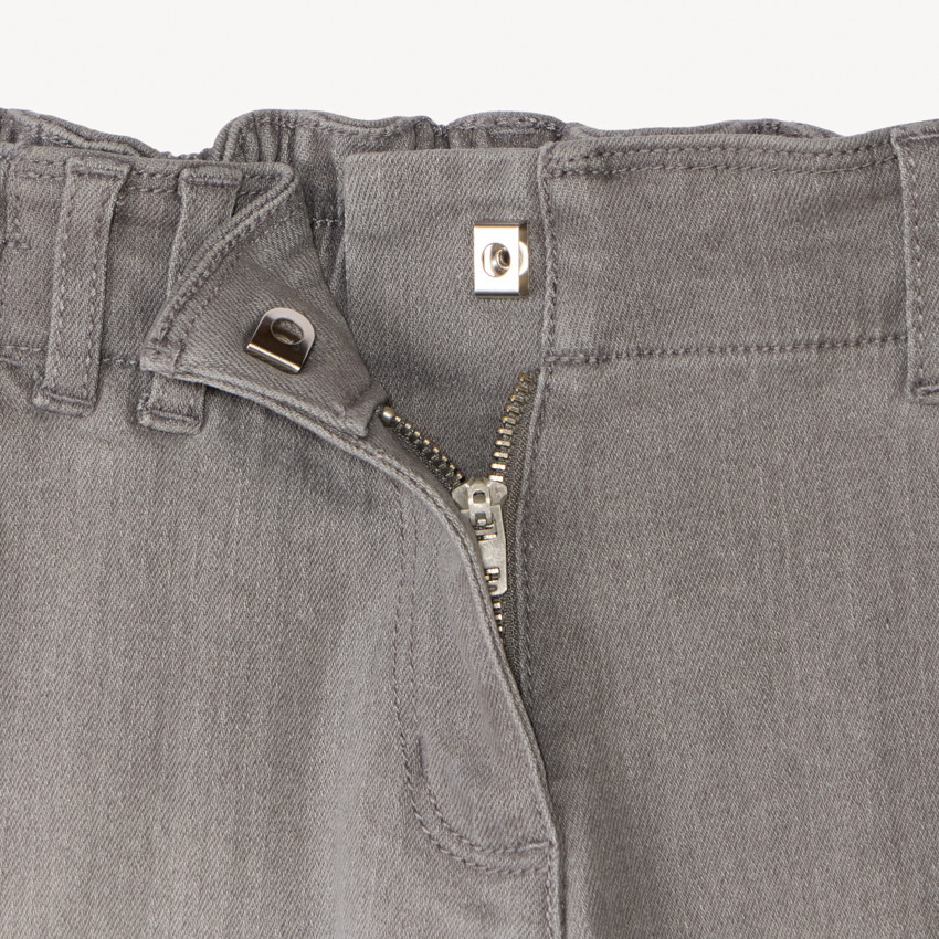 Pantalones anchos con bolsillos cargo niña 