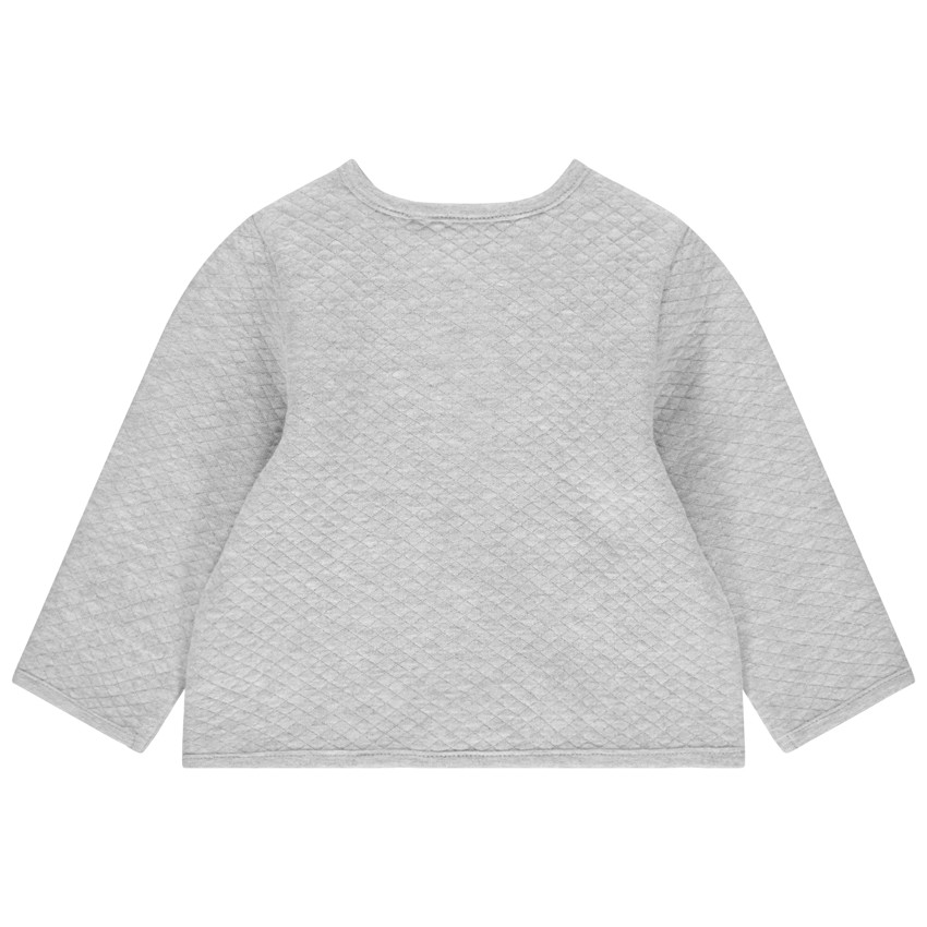 Chaqueta de felpa con cruces all over 