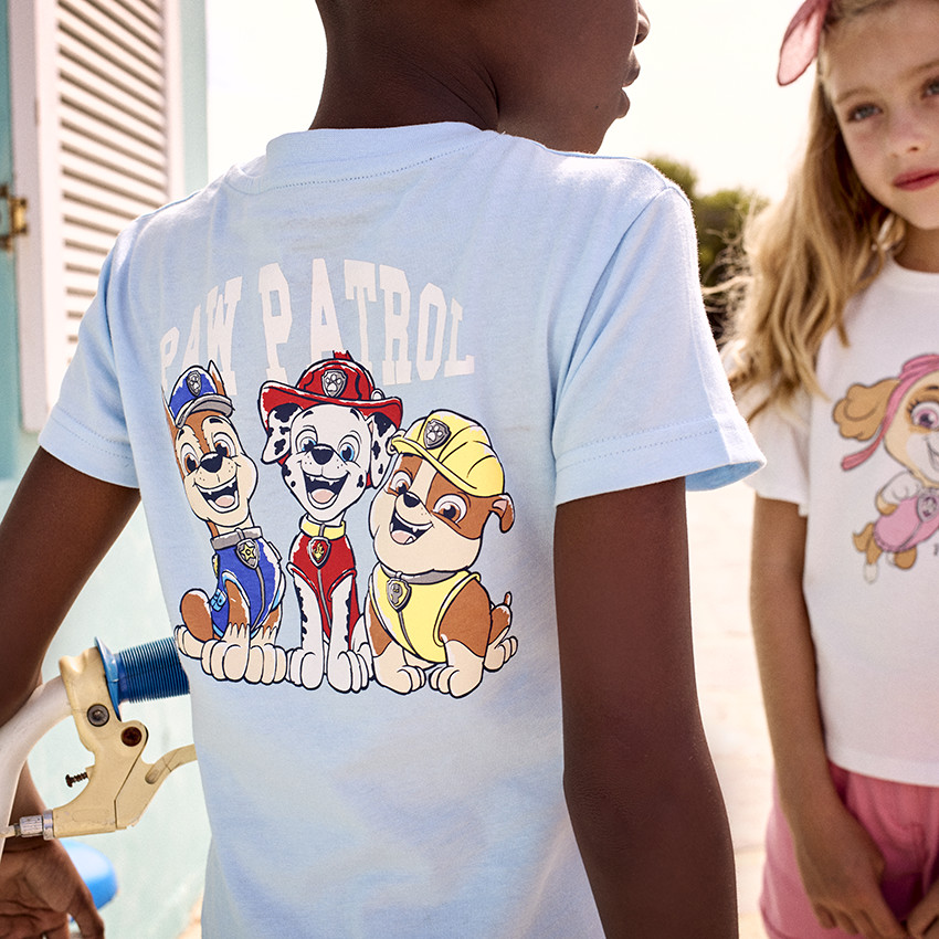 Camiseta manga corta estampados La Patrulla Canina para nino Orchestra