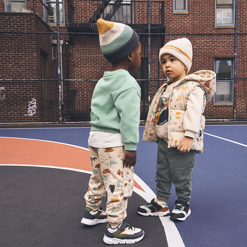 Chaleco acolchado con capucha y estampado para bebé niño 