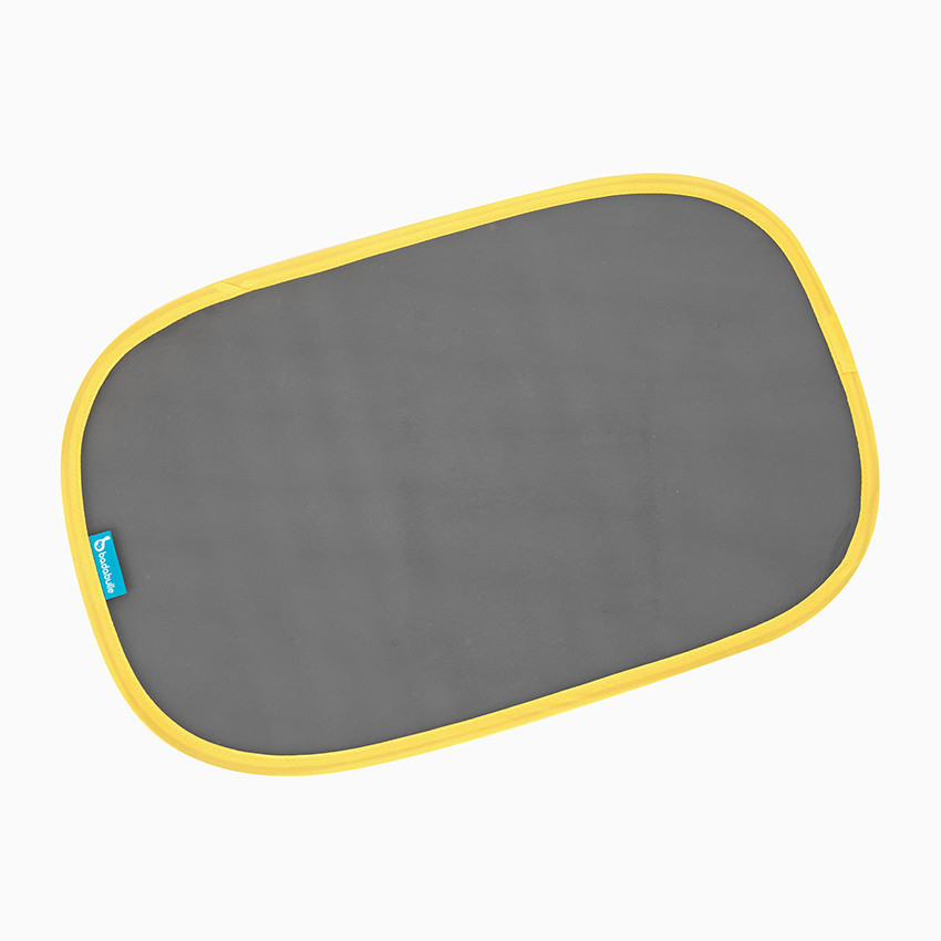 Set de 2 pares de parasoles para coche con stickers de montaña 