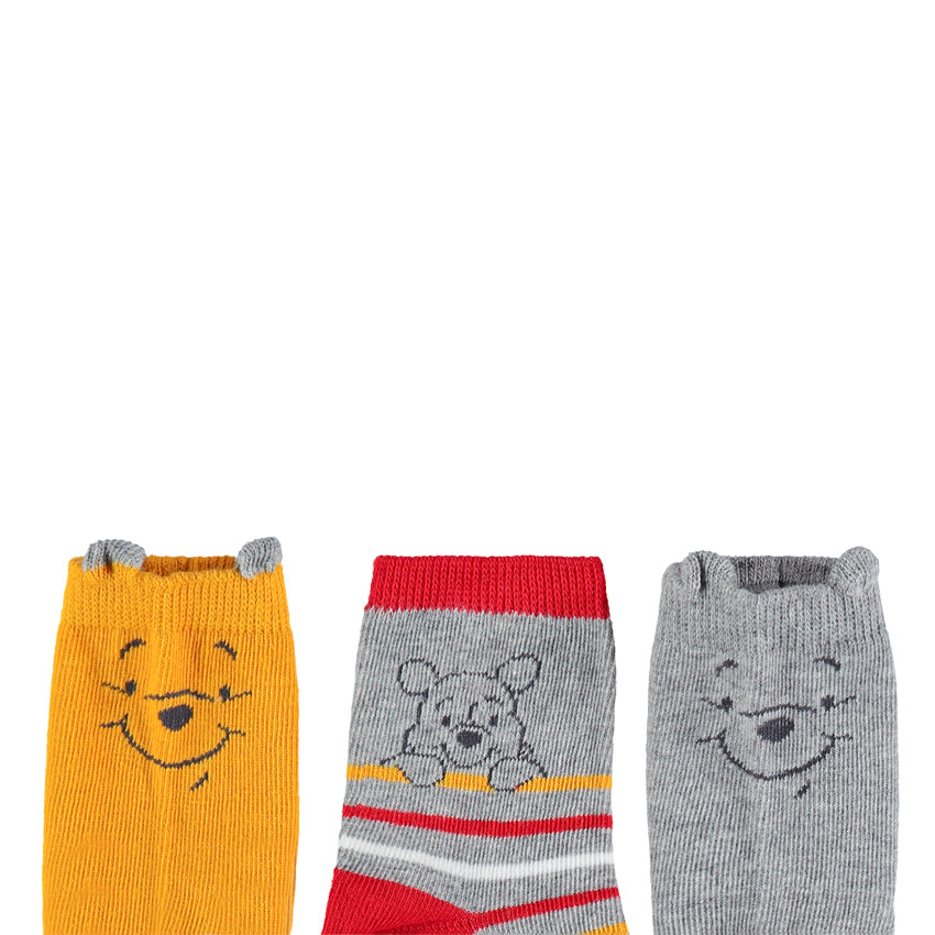 Pack de 3 pares de calcetines variados Winnie the Pooh Disney  