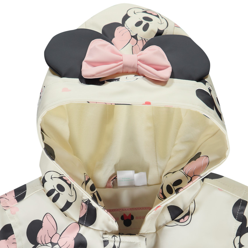 Parka de goma impresa de Minie Disney "all-over" para bebé niña 