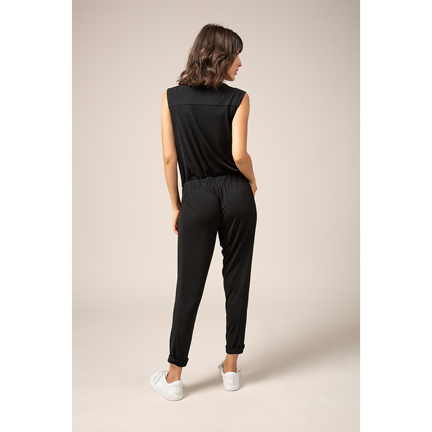 Mono largo de premamá con cinturón ajustable 