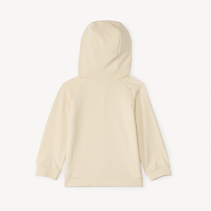 Chaleco de felpa con capucha de oso para bebé niño 