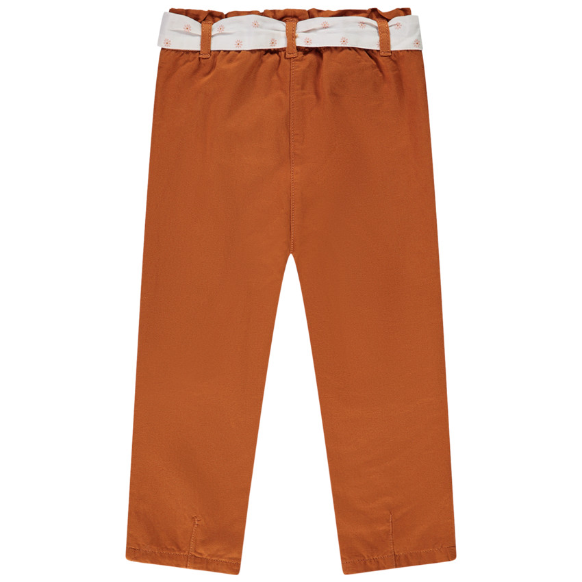 Pantalón de lyocell con nudo decorativo para bebé niña 