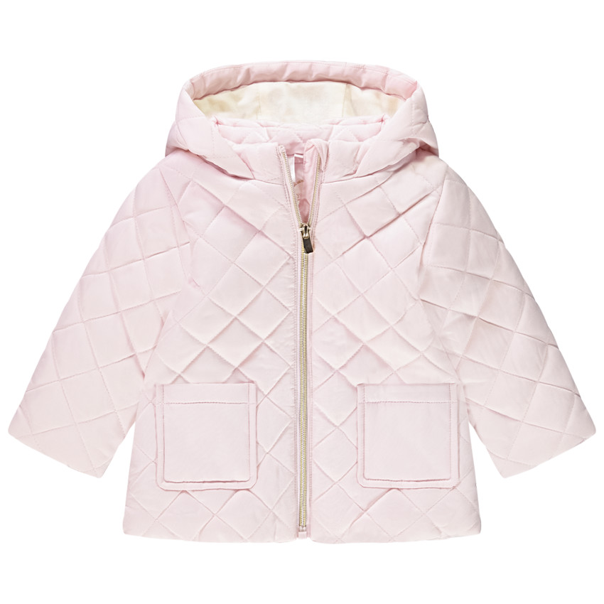 Parka acolchada y forrada en sherpa para bebe nina