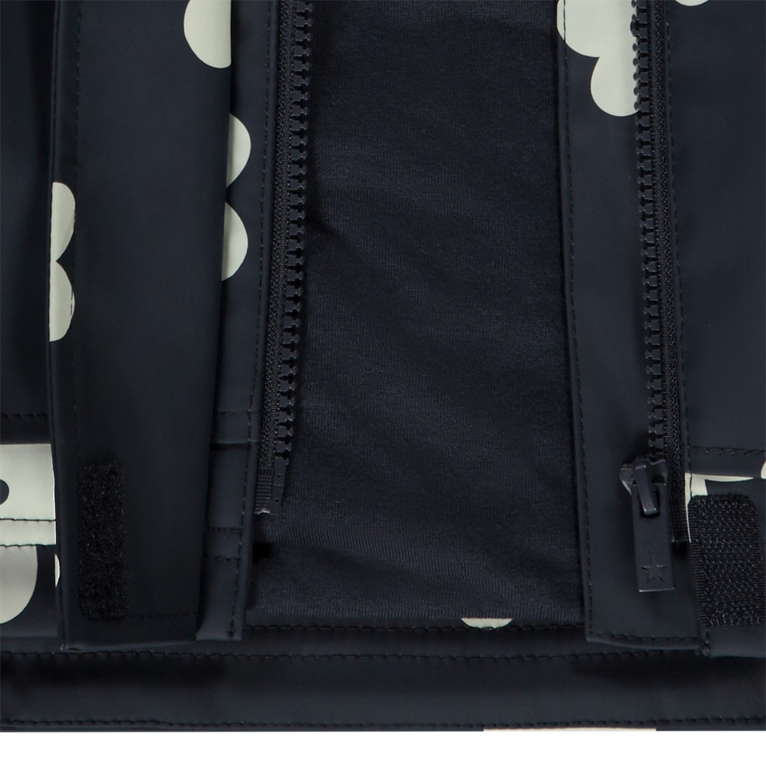 Parka goma acolchada estampado flores para niña 