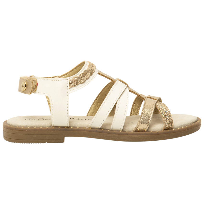 Sandalias con tiras de fantasía para niña 